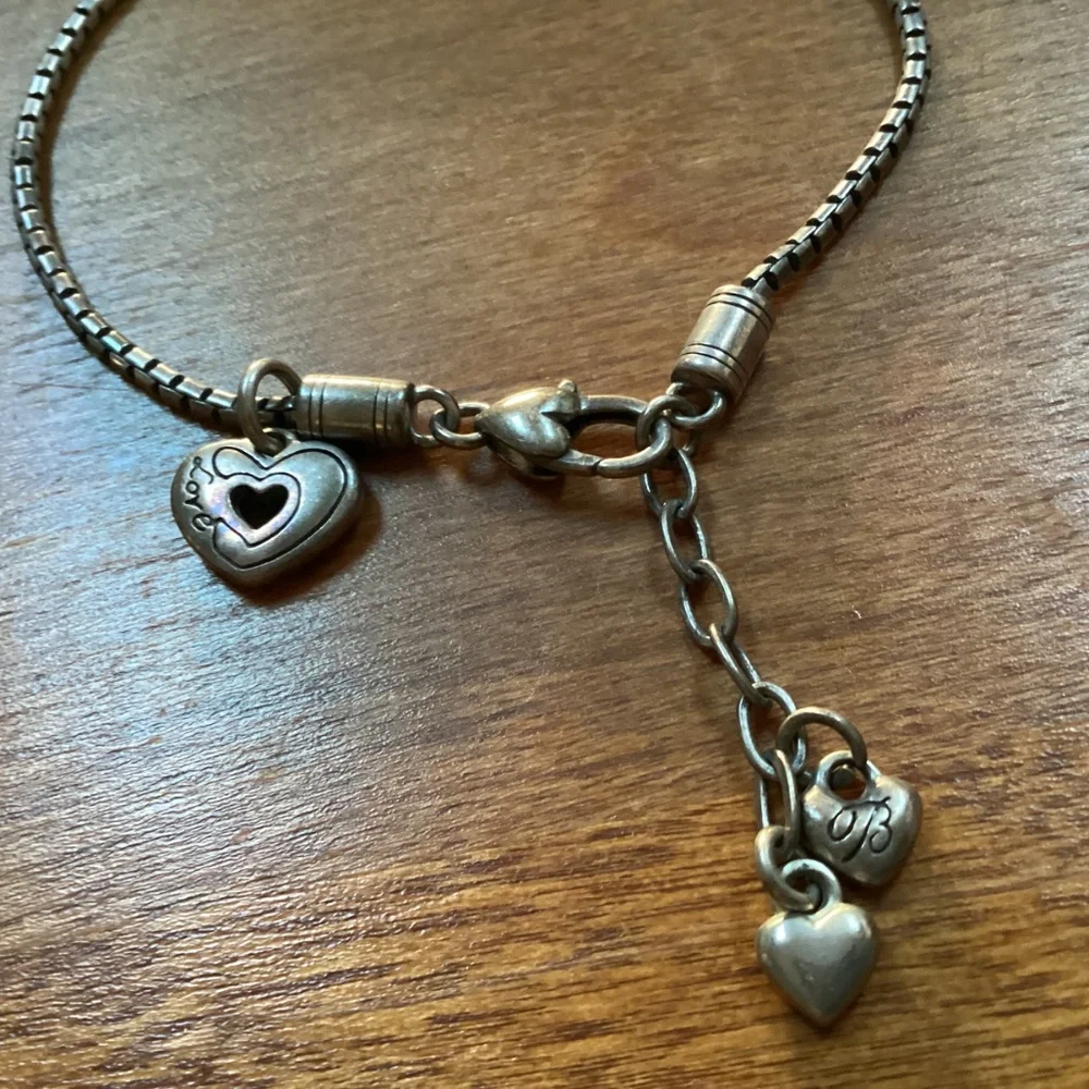 Brighton Silver-tone Bracelet Fits 8.5” wrist size